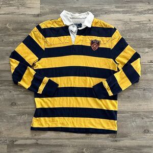 Vintage Polo Ralph Lauren Striped Shield #2 Rugby Shirt Size M